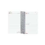 Finocam Year Agenda de Espiral - Tapa Ligera - Formato E3 - 95x24x127mm - 1 Dia por Pagina - Color Negro - immagine 4