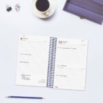 Finocam Year Agenda de Espiral - Anual 2026 - Tapa Ligera - Formato E5 - 135x24x181mm - 1 Dia por Pagina - Color Azul - immagine 3