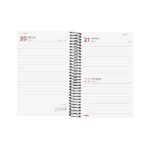 Finocam Year Agenda de Espiral - Tapa Ligera - Formato E5 - 135x24x181mm - 1 Dia por Pagina - Color Negro - immagine 4