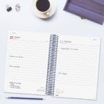 Finocam Year Agenda de Espiral - Tapa Ligera - Formato E10 - 175x29x212mm - 1 Dia por Pagina - Color Azul - immagine 2