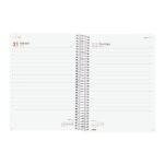 Finocam Year Agenda de Espiral - Anual 2026 - Tapa Ligera - Formato E10 - 175x29x212mm - 1 Dia por Pagina - Color Rojo - immagine 4