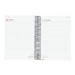 Finocam Year Agenda de Espiral - Anual 2026 - Tapa Ligera - Formato E10 - 175x29x212mm - 1 Dia por Pagina - Color Negro - immagine 4