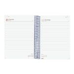 Finocam Year Agenda de Espiral en Catalan - Anual 2026 - Tapa Ligera - Formato E10 - 175x29x212mm - 1 Dia por Pagina - Color Azul - immagine 4