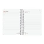 Finocam Year Agenda de Espiral en Catalan - Anual 2026 - Tapa Ligera - Formato E10 - 175x29x212mm - 1 Dia por Pagina - Color Rojo - immagine 4