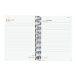Finocam Year Agenda de Espiral en Catalan - Anual 2026 - Tapa Ligera - Formato E10 - 175x29x212mm - 1 Dia por Pagina - Color Negro - immagine 4