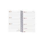 Finocam Year Agenda de Espiral - Anual 2026 - Tapa Ligera - Formato E3 - 85x14x127mm - Semana Vista Horizontal - Color Negro - immagine 4