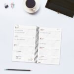 Finocam Year Agenda de Espiral - Anual 2026 - Tapa Ligera - Formato E5 - 125x14x181mm - Semana Vista Horizontal - Color Negro - immagine 3