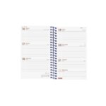 Finocam Year Agenda de Espiral en Catalan - Anual 2026 - Tapa Ligera - Formato E3 - 217x14x297mm - Semana Vista Horizontal - Color Azul - immagine 4