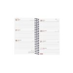 Finocam Year Agenda de Espiral en Catalan - Anual 2026 - Tapa Ligera - Formato E3 - 217x14x297mm - Semana Vista Horizontal - Color Negro - immagine 4