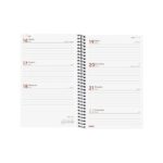 Finocam Year Agenda de Espiral en Catalan - Anual 2026 - Tapa Ligera - Formato E5 - 217x14x297mm - Semana Vista Horizontal - Color Negro - immagine 4