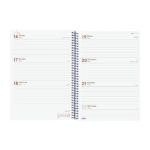 Finocam Year Agenda de Espiral en Catalan - Anual 2026 - Tapa Ligera - Formato E10 - 217x14x297mm - Semana Vista Horizontal - Color Azul - immagine 4