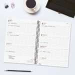 Finocam Year Agenda de Espiral en Catalan - Anual 2026 - Tapa Ligera - Formato E10 - 217x14x297mm - Semana Vista Horizontal - Color Negro - immagine 3