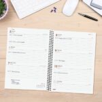 Finocam Basics Agenda - Anual 2026 - con Espiral - Personalizable - Formato E10 - 162x14x212mm - Semana Vista Horizontal - Color Gris - immagine 3