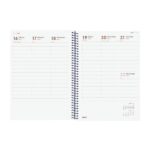 Finocam Year Agenda de Espiral en Catalan - Anual 2026 - Tapa Ligera - Formato E10 - 162x14x212mm - Semana Vista en Vertical - Color Azul - immagine 4