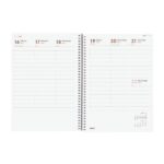 Finocam Year Agenda de Espiral en Catalan - Anual 2026 - Tapa Ligera - Formato E10 - 162x14x212mm - Semana Vista en Vertical - Color Rojo - immagine 4