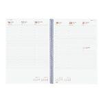 Finocam Year Agenda de Espiral - Anual 2026 - Tapa Ligera - Formato E40 - 217x14x297mm - Semana Vista en Vertical - Color Azul - immagine 4