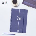 Finocam Year Agenda de Espiral - Anual 2026 - Tapa Ligera - Formato E11 - 172x14x242mm - Semana Vista en Vertical - Color Azul - immagine 2
