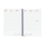 Finocam Year Agenda de Espiral - Anual 2026 - Tapa Ligera - Formato E11 - 172x14x242mm - Semana Vista en Vertical - Color Azul - immagine 4