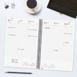 Finocam Year Agenda de Espiral - Anual 2026 - Tapa Ligera - Formato E11 - 172x14x242mm - Semana Vista en Vertical - Color Negro - immagine 3