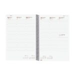 Finocam Year Agenda de Espiral - Anual 2026 - Tapa Ligera - Formato E11 - 172x14x242mm - Semana Vista en Vertical - Color Negro - immagine 4