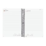 Finocam Year Agenda de Espiral en Catalan - Tapa Ligera - Formato E11 - 1 Dia por Pagina - Color Negro - immagine 4