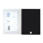 Finocam Agenda Personalizable - Tapa Blanda - Cierre de Goma - Formato E10 - 162x14x212mm - Semana Vista en Vertical - Color Gris - immagine 4