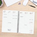 Finocam Basics Agenda en Catalan - Anual 2026 - con Espiral - Personalizable - Formato E10 - 162x14x212mm - Semana Vista en Vertical - Color Gris - immagine 3