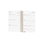 Finocam Design Collection Agenda de Espiral - Anual 2026 - Tapa Ligera - Formato E3 - 85x14x127mm - Semana Vista Horizontal - Tematica de Flores - immagine 4