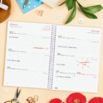 Finocam Design Collection Agenda de Espiral - Anual 2026 - Tapa Ligera - Formato E10 - 162x14x212mm - Semana Vista Horizontal - Tematica de Flores - immagine 3