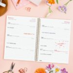 Finocam Design Collection Agenda de Espiral - Anual 2026 - Tapa Ligera - Formato E10 - 162x14x212mm - Semana Vista Horizontal - Tematica de Flores - immagine 3