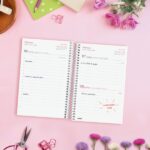 Finocam Design Collection Agenda de Espiral - Anual 2026 - Tapa Ligera - Formato E5 - 132x25x181mm - 1 Dia por Pagina - Tematica de Flores - immagine 3