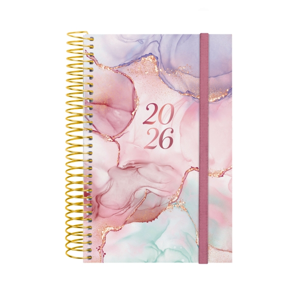 Finocam Design Collection Agenda de Espiral - Anual 2026 - Tapa Ligera - Formato E5 - 132x25x181mm - 1 Dia por Pagina - Color Varios Finocam Design Collection Agenda de Espiral - Anual 2026 - Tapa Ligera - Formato E5 - 132x25x181mm - 1 Dia por Pagina - Color Varios