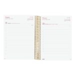 Finocam Design Collection Agenda de Espiral - Anual 2026 - Tapa Ligera - Formato E10 - 172x29x212mm - 1 Dia por Pagina - Tematica de Flores - immagine 3