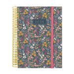 Finocam Design Collection Agenda de Espiral en Catalan - Anual 2026 - Tapa Ligera - Formato E10 - 172x29x212mm - 1 Dia por Pagina - Tematica de Flores
