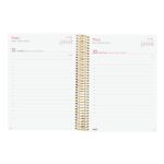 Finocam Design Collection Agenda de Espiral en Catalan - Anual 2026 - Tapa Ligera - Formato E10 - 172x29x212mm - 1 Dia por Pagina - Tematica de Flores - immagine 4