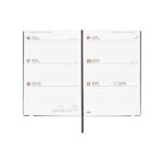 Finocam Dynamic Mara Agenda Profesional - Anual 2026 - Tapa Blanda - Cierre con Goma Elastica - Formato Y10 - 144x11x208mm - Semana Vista Horizontal - Color Azul - immagine 4