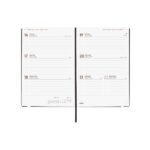 Finocam Dynamic Mara Agenda Profesional - Anual 2026 - Tapa Blanda - Cierre con Goma Elastica - Formato Y10 - 144x11x208mm - Semana Vista Horizontal - Color Coral - immagine 3