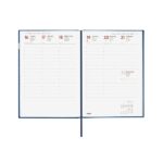 Finocam Dynamic Porto Agenda - Anual 2026 - Sin Cierre - Formato Y10 - 145x12x210mm - Semana Vista en Vertical - Color Azul - immagine 4