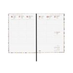 Finocam Dynamic Porto Design Agenda - Anual 2026 - Tapa Dura - Formato Y10 - 145x12x210mm - Semana Vista en Vertical - Tematica de Flores - immagine 4
