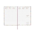 Finocam Dynamic Porto Design Agenda en Catalan - Anual 2026 - Tapa Dura - Formato Y10 - 145x12x210mm - Semana Vista en Vertical - Tematica de Flores - immagine 4