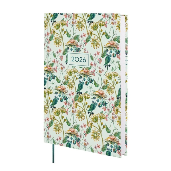 Finocam Dynamic Porto Design Agenda - Anual 2026 - Tapa Dura - Formato Y10 - 145x23x210mm - 1 Dia por Pagina - Tematica de Flores Finocam Dynamic Porto Design Agenda - Anual 2026 - Tapa Dura - Formato Y10 - 145x23x210mm - 1 Dia por Pagina - Tematica de Flores