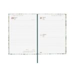 Finocam Dynamic Porto Design Agenda - Anual 2026 - Tapa Dura - Formato Y10 - 145x23x210mm - 1 Dia por Pagina - Tematica de Flores - immagine 3