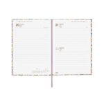 Finocam Dynamic Porto Design Agenda - Anual 2026 - Tapa Dura - Formato Y10 - 145x23x210mm - 1 Dia por Pagina - Tematica de Flores - immagine 3