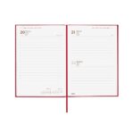 Finocam Dynamic Porto Agenda - Anual 2026 - Sin Cierre - Formato Y10 - 145x23x210mm - 1 Dia por Pagina - Color Rojo - immagine 4