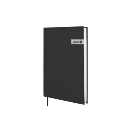 Finocam Dynamic Porto Agenda - Anual 2026 - Sin Cierre - Formato Y11 - 168x26x245mm - 1 Dia por Pagina - Color Negro