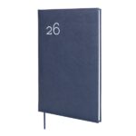Finocam Dynamic Milano Agenda Profesional en Catalan - Anual 2026 - Tapa Dura Acolchada - Formato Y11 - 168x19x245mm - Semana Vista en Vertical - Color Azul