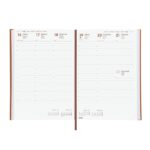 Finocam Dynamic Milano Agenda Profesional en Catalan - Anual 2026 - Tapa Dura Acolchada - Formato Y11 - 168x19x245mm - Semana Vista en Vertical - Color Marron - immagine 4