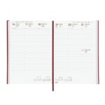Finocam Dynamic Milano Agenda Profesional en Catalan - Anual 2026 - Tapa Dura Acolchada - Formato Y11 - 168x19x245mm - Semana Vista en Vertical - Color Burdeos - immagine 4