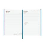 Finocam Dynamic Milano Agenda Profesional - Anual 2026 - Tapa Dura Acolchada - Formato Y10 - 143x29x210mm - 1 Dia por Pagina - Color Cyan - immagine 4