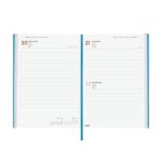 Finocam Dynamic Milano Agenda Profesional en Catalan - Anual 2026 - Tapa Dura Acolchada - Formato Y10 - 143x29x210mm - 1 Dia por Pagina - Color Cyan - immagine 4
